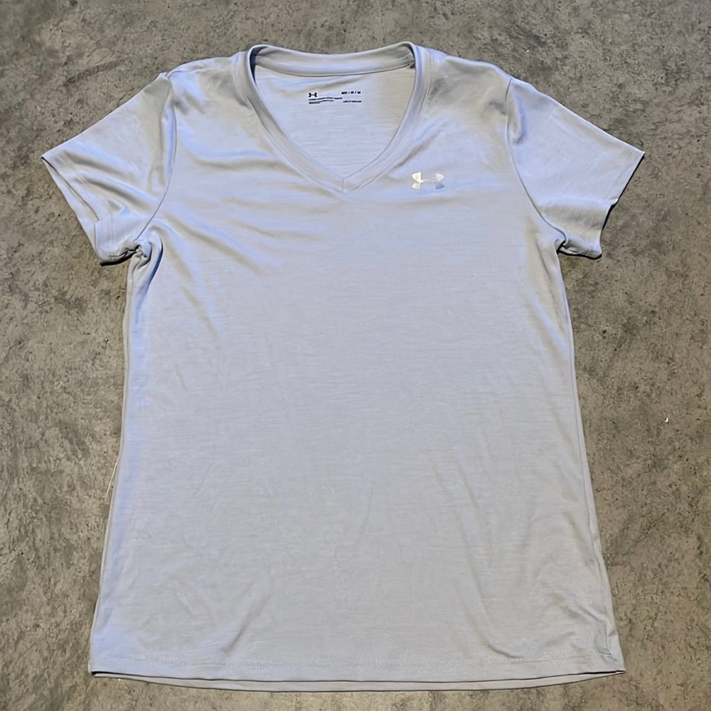 Under Armour Gray HeatGear Short Sleeve
